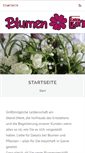 Mobile Screenshot of blumen-luebeck.com