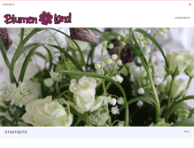 Tablet Screenshot of blumen-luebeck.com